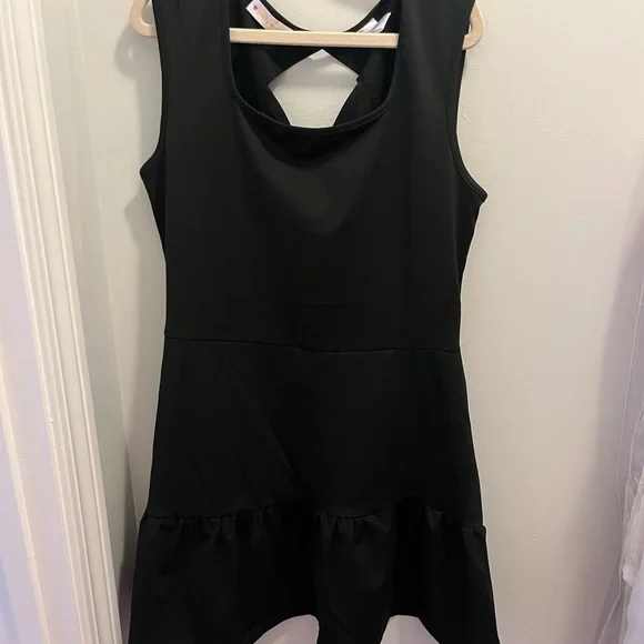 black lace sequin dress Asymmetrical Black Sequin Dress with Chantilly Lace by Tony Ward – Elilhaam main image 1